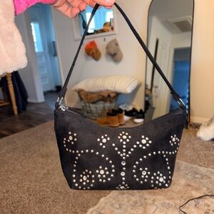 Black Studded Women's Bag